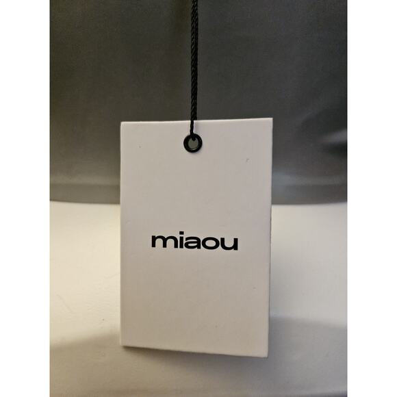 NWT Miaou Mara Corset Top Cami Latex Silver Fetish Sz M - Picture 4 of 6